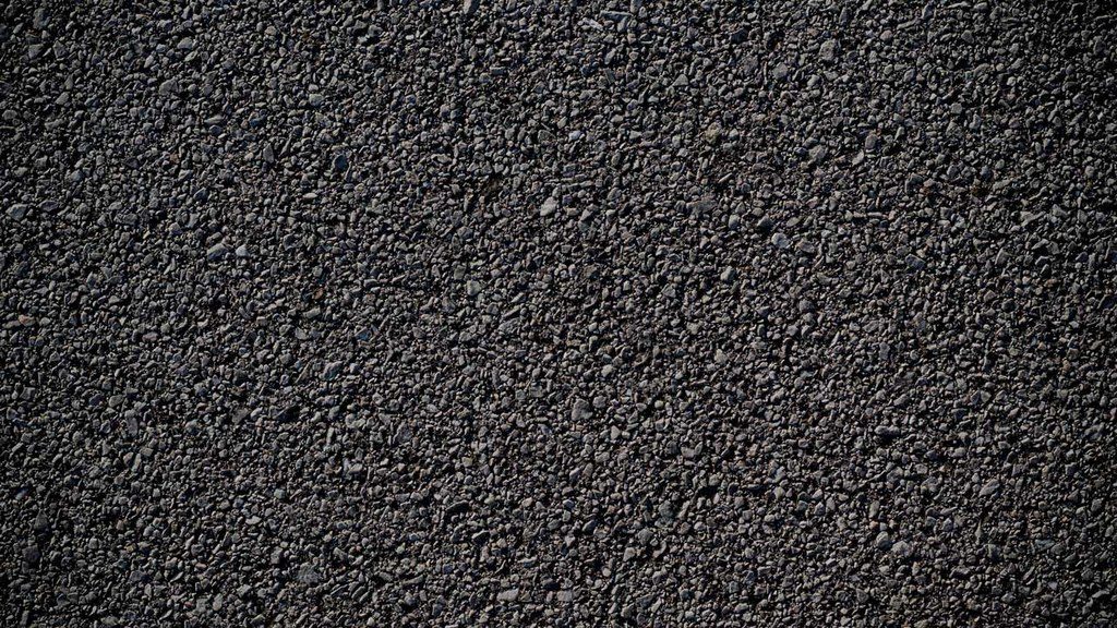 Close up of rubberized asphalt