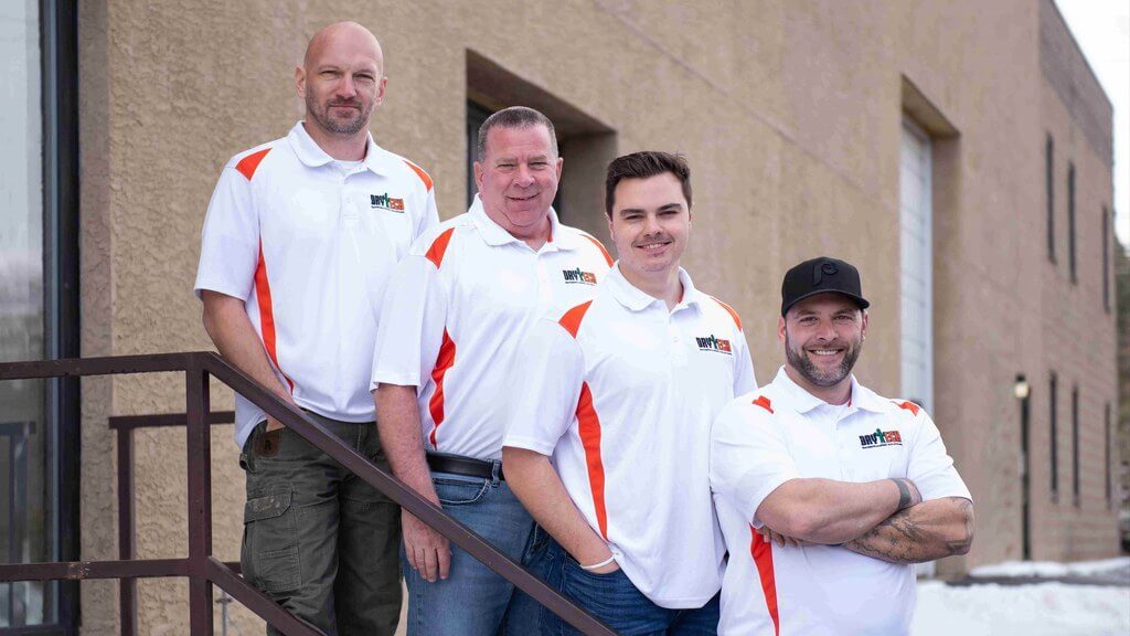 Another photo of Dry Tech Waterproofing Solutions’ inspectors posing