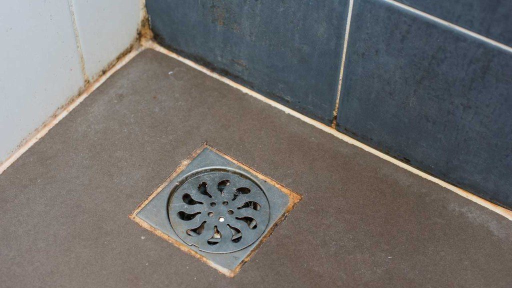 Rusty floor drain